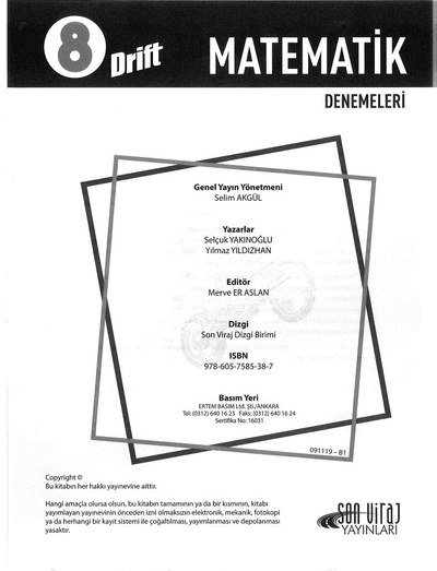 MATEMATİK DENEMELERİ ANKA Fotokopi