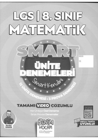LGS MATEMATİK SMART ÜNİTE DENEMELERİ ANKA Fotokopi