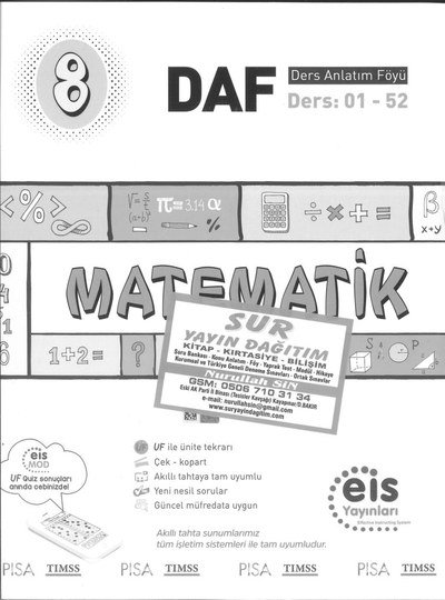 MATEMATİK DERS ANLATIM FÖYÜ ANKA Fotokopi