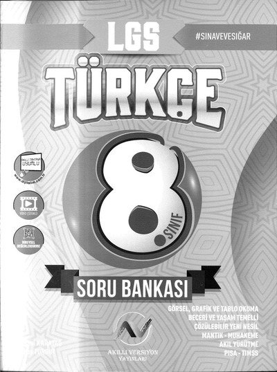 LGS TÜRKÇE SORU BANKASII ANKA Fotokopi