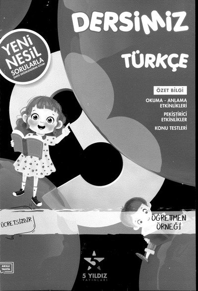 DERSİMİZ TÜRKÇE