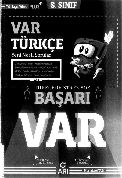 VAR TÜRKÇE BAŞARI VAR ANKA Fotokopi