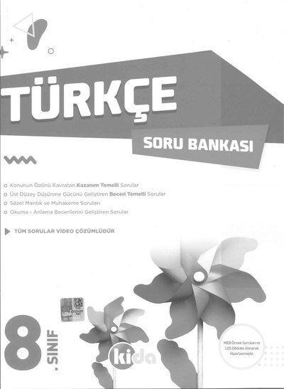 TÜRKÇE SORU BANKASI ANKA Fotokopi