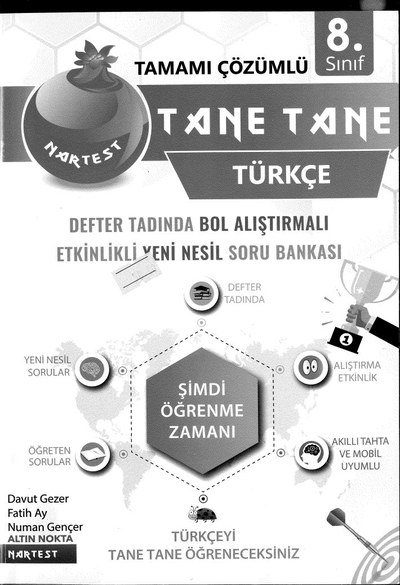 TÜRKÇE DEFTER TADINDA BOL ALIŞTIRMALI SORU BANKASI