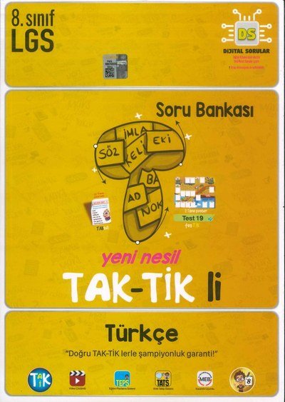 YENİ NESİL TAK-TİK'Lİ TÜRKÇE SORU BANKASI ANKA Fotokopi