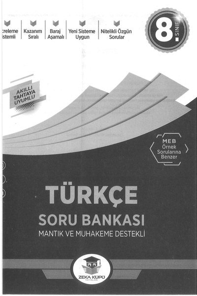 TÜRKÇE SORU BANKASI MANTIK VE MUHAKEME DESTEKLİ ANKA Fotokopi