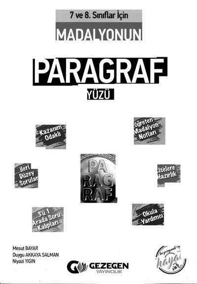 MADALYONUN PARAGRAF YÜZÜ ANKA Fotokopi