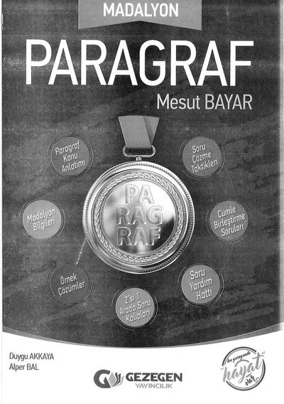 MADALYON PARAGRAF ANKA Fotokopi