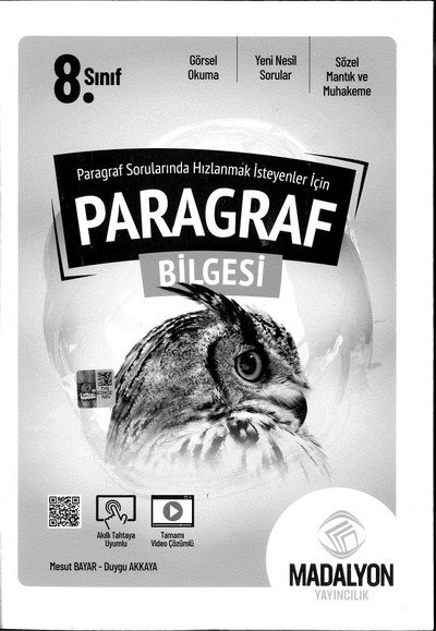 PARAGRAF BİLGESİ GÖRSEL OKUMA YENİ NESİL SORULAR ANKA Fotokopi