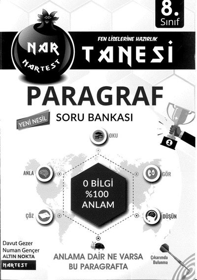 PARAGRAF SORU BANKASI 0 BİLGİ %100 ANLAM ANKA Fotokopi