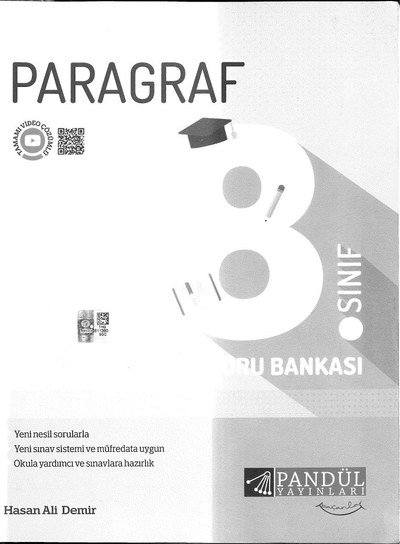 PARAGRAF SORU BANKASI ANKA Fotokopi