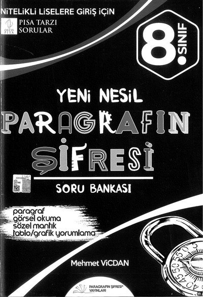 YENİ NESİL PARAGRAFIN ŞİFRESİ SORU BANKASI ANKA Fotokopi