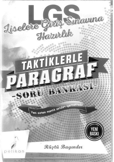 LGS LİSELERE GİRİŞ SINAVINA HAZIRLIK PARAGRAF SORU BANKASI ANKA Fotokopi