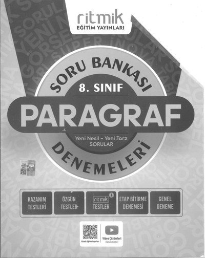 SORU BANKASI PARAGRAF DENEMELERİ YENİ NESİL SORULAR