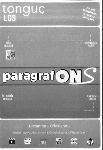 LGS PARAGRAF ON HIZLANMA ODAKLANMA DENEME ANKA Fotokopi