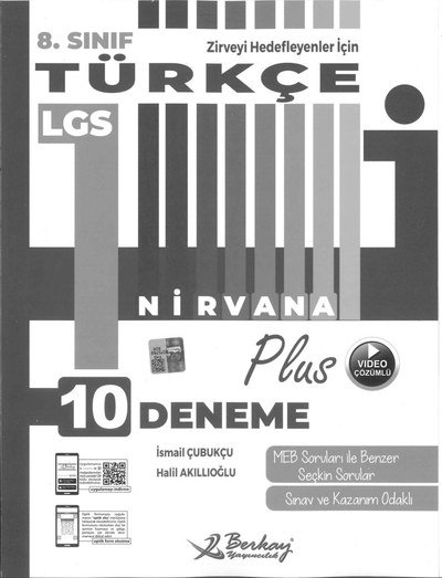 TÜRKÇE LGS NİRVANA 10 DENEME