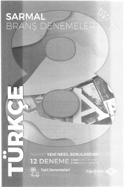 SARMAL BRANŞ DENEMELER TÜRKÇE 12 DENEME ANKA Fotokopi
