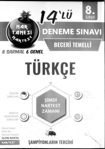 14'LÜ DENEME SINAVI BECERİ TEMELLİ TÜRKÇE ANKA Fotokopi