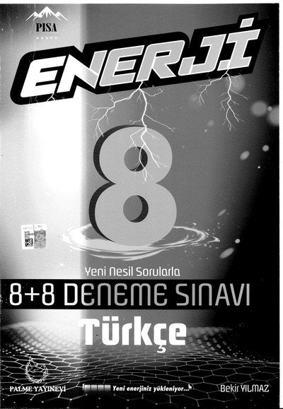 ENERJİ 8+8 DENEME SINAVI TÜRKÇE ANKA Fotokopi