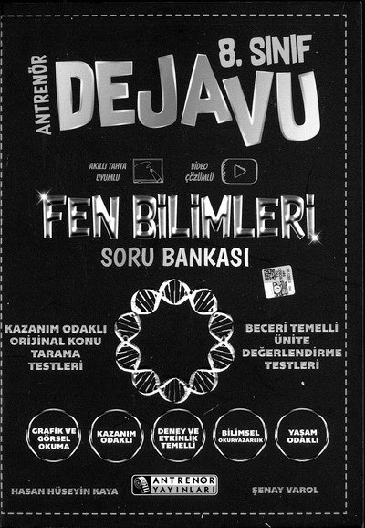 ANTRENÖR DEJAVU FEN BİLİMLERİ SORU BANKASI