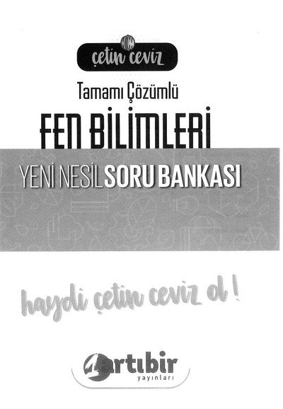 TAMAMI ÇÖZÜMLÜ FEN BİLİMLERİ YENİ NESİL SORU BANKASI ANKA Fotokopi