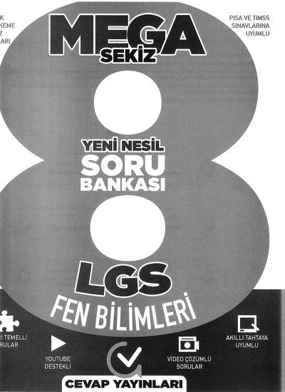 MEGA SEKİZ YENİ NESİL SORU BANKASI LGS FEN BİLİMLERİ