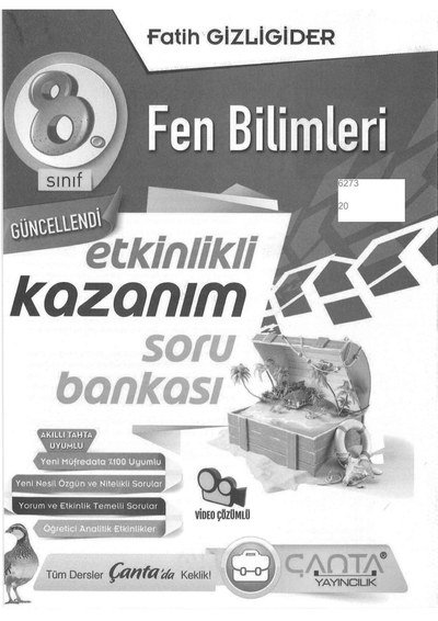 FEN BİLİMLERİ ETKİNLİKLİ KAZANIM SORU BANKASI ANKA Fotokopi