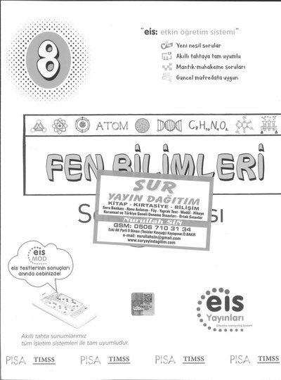FEN BİLİMLERİ SORU BANKASI ANKA Fotokopi