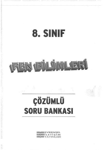 FEN BİLİMLERİ ÇÖZÜMLÜ SORU BANKASI ANKA Fotokopi