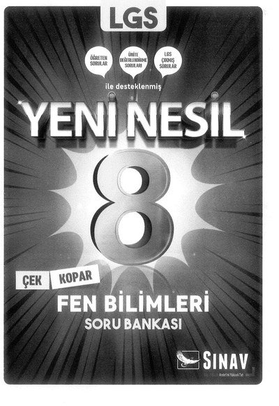 LGS YENİ NESİL FEN BİLİMLERİ SORU BANKASI ANKA Fotokopi