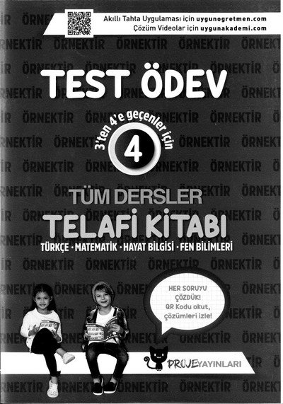 TEST ÖDEV TÜM DERSLER TELAFİ KİTABI ANKA Fotokopi