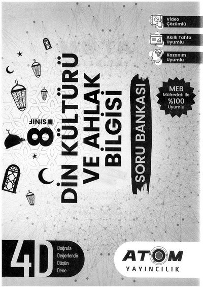 DİN KÜLTÜRÜ VE AHLAK BİLGİSİ SORU BANKASI ANKA Fotokopi