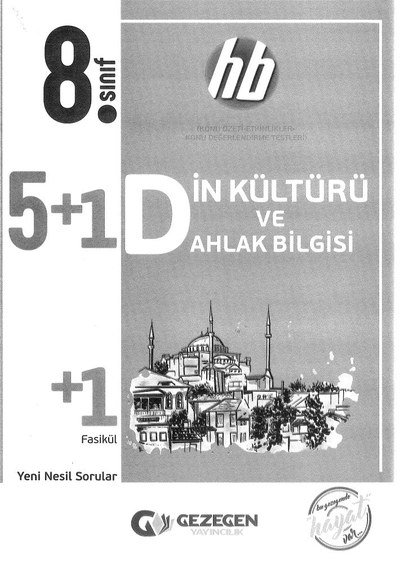 5+1 DİN KÜLTÜRÜ VE AHLAK BİLGİSİ +1 FASİKÜL ANKA Fotokopi