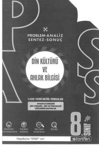 PROBLEM ANALİZ SENTEZ SONUÇ DİN KÜLTÜRÜ VE AHLAK BİLGİSİ ANKA Fotokopi