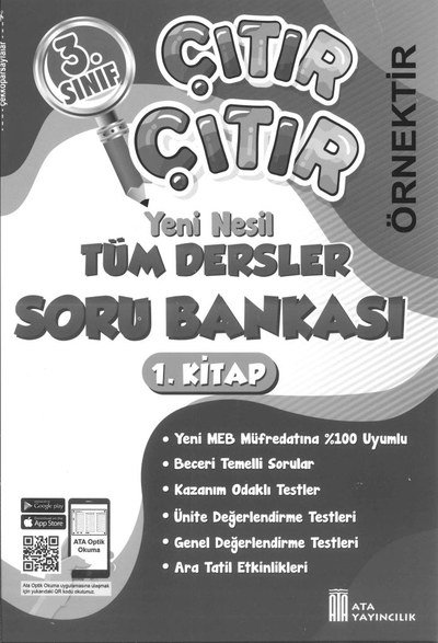 ÇITIR ÇITIR TÜM DERSLER SORU BANKASI ANKA Fotokopi