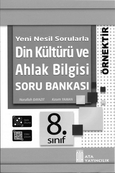 DİN KÜLTÜRÜ VE AHLAK BİLGİSİ SORU BANKASI ANKA Fotokopi