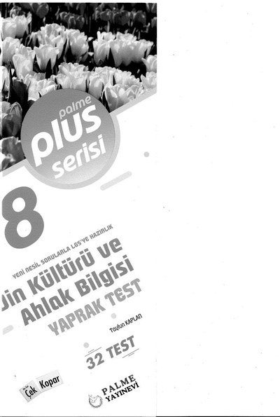 DİN KÜLTÜRÜ VE AHLAK BİLGİSİ YAPRAK TEST ANKA Fotokopi