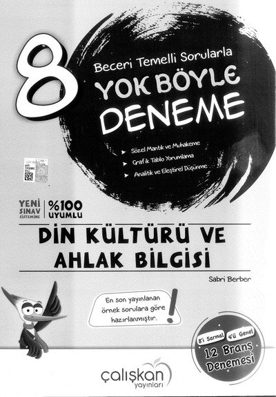 YOK BÖYLE DENEME DİN KÜLTÜRÜ VE AHLAK BİLGİSİ