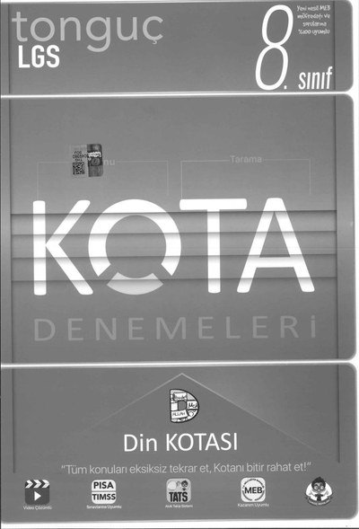 KOTA DENEMELERİ DİN KÜLTÜRÜ VE AHLAK BİLGİSİ ANKA Fotokopi