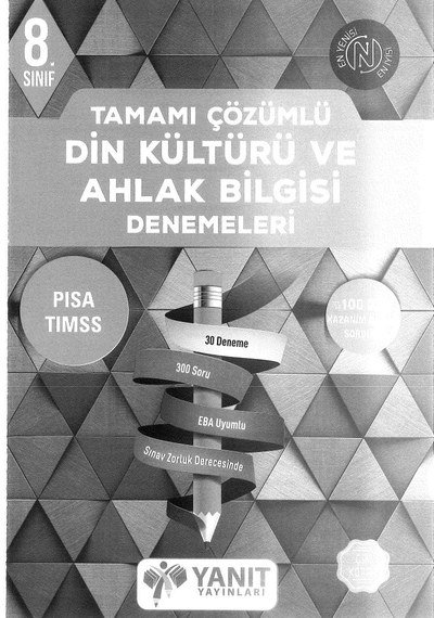 TAMAMI ÇÖZÜMLÜ DİN KÜLTÜRÜ VE AHLAK BİLGİSİ DENEMELERİ