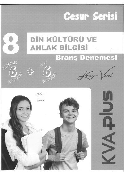 DİN KÜLTÜRÜ VE AHLAK BİLGİSİ BRANŞ DENEMESİ 6+6 CESUR SERİSİ