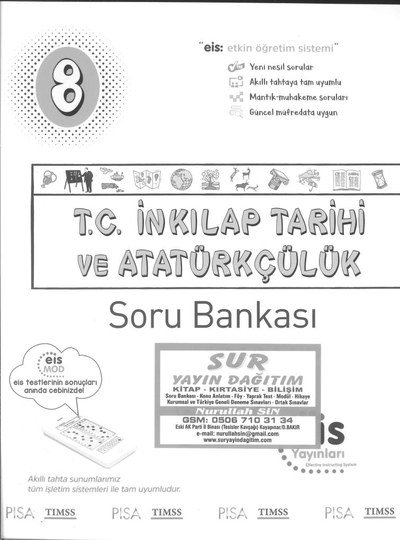 T.C. İNKILAP TARİHİ VE ATATÜRKÇÜLÜK SORU BANKASI