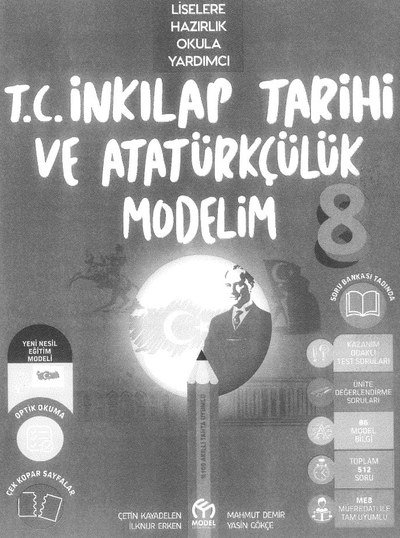 T.C. İNKILAP TARİHİ VE ATATÜRKÇÜLÜK MODELİM ANKA Fotokopi