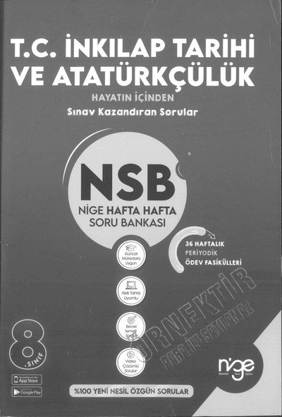 T.C. İNKILAP TARİHİ VE ATATÜRKÇÜLÜK SINAV KAZANDIRAN SORULAR ANKA Fotokopi