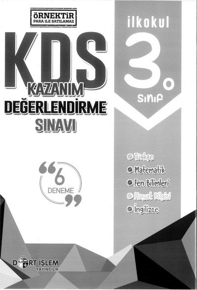 KAZANIM DEĞERLENDİRME SINAVI ANKA Fotokopi