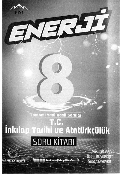 ENERJİ İNKILAP TARİHİ VE ATATÜRKÇÜLÜK SORU KİTABI ANKA Fotokopi