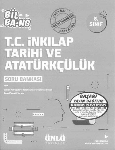 T.C İNKILAP TARİHİ VE ATATÜRKÇÜLÜK SORU BANKASI ANKA Fotokopi