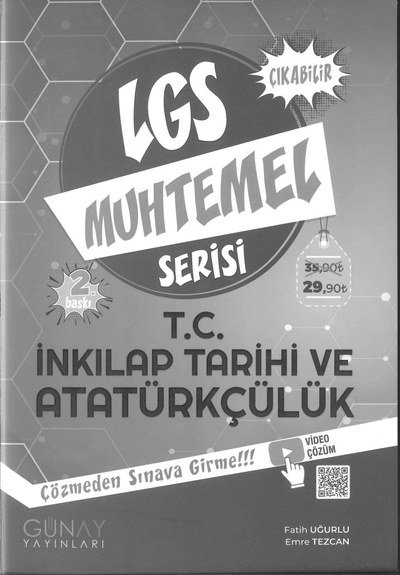 LGS MUHTEMEL SERİSİ T.C. İNKILAP TARİHİ VE ATATÜRKÇÜLÜK