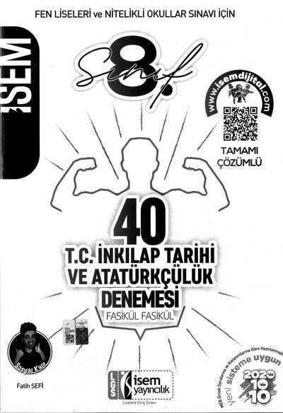 40 T.C. İNKILAP TARİHİ VE ATATÜRKÇÜLÜK DENEMESİ FASİKÜL FASİKÜL ANKA Fotokopi