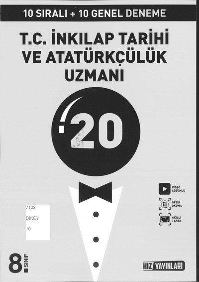 10 + 10 GENEL DENEME T.C. İNKILAP TARİHİ VE ATATÜRKÇÜLÜK UZMANI ANKA Fotokopi